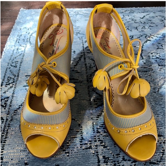 Anthropologie Shoes - Anthropologie Vintage Poetic License London 
Lace-up Heels, Sz 7